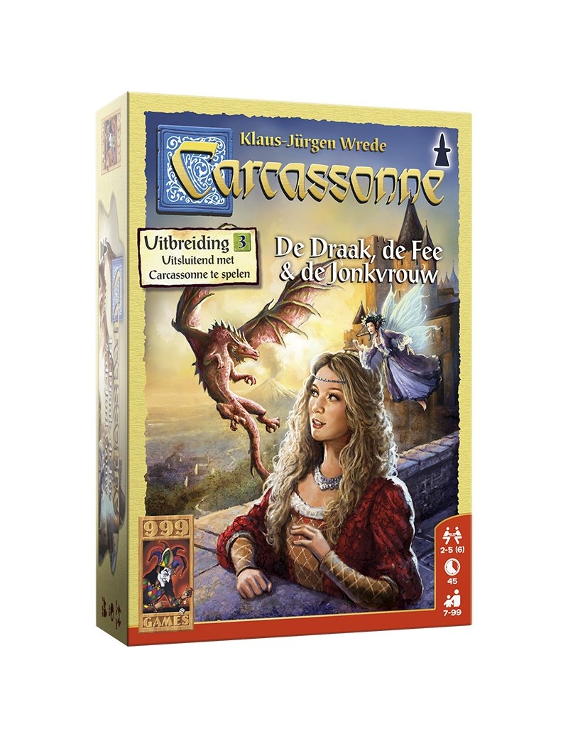 Carcassonne: de Draak, de Fee en de Jonkvrouw - 999 Games
