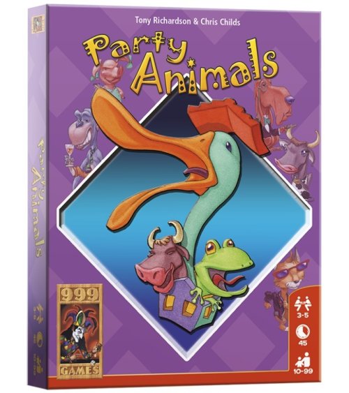 Party Animals kaartspel - 999 Games