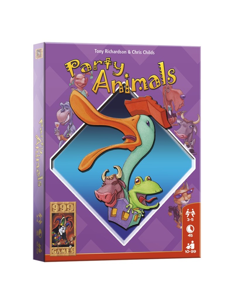 Party Animals kaartspel - 999 Games