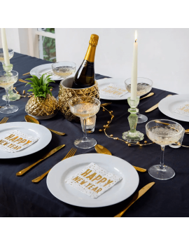 Kerstservetten met Happy New Year servetten - Talking Tables