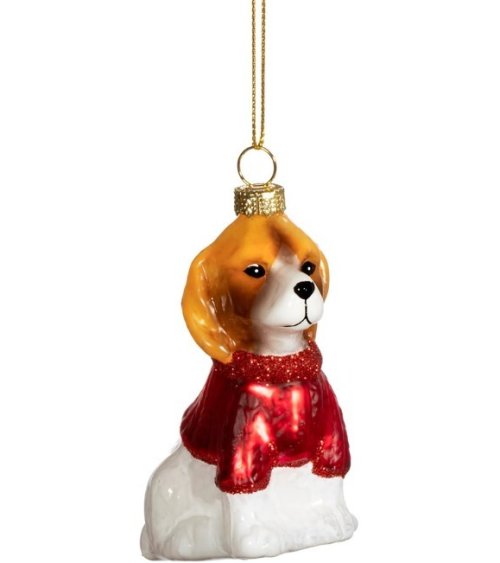 Kersthanger hond kerstbal beagle - Sass & Belle
