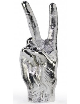 Zilver peace beeldje - Bitten Design