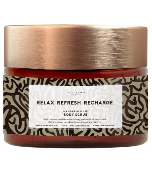 Body Scrub Mandarin Musk - Relax, Refresh, Recharge - The Gift Label