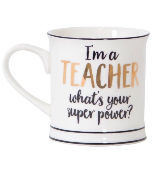 I'm a teacher superpower tas - Sass & Belle