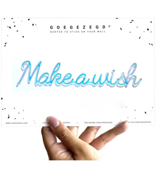 Make a wish - Goegezegd quote