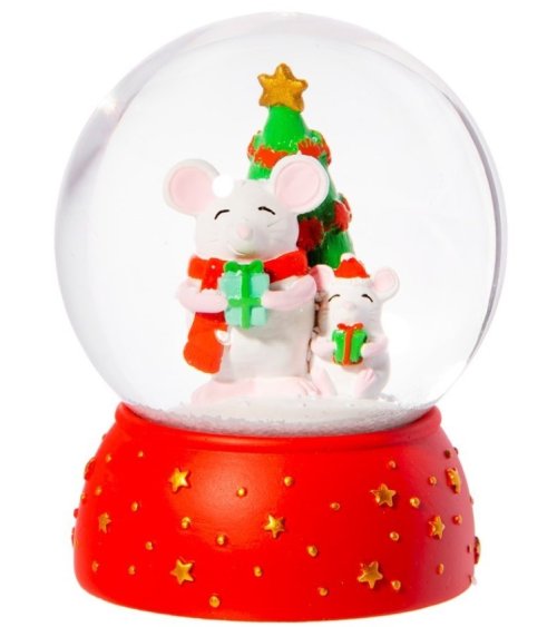 Schuddebol muis sneeuwbol - Sass & Belle