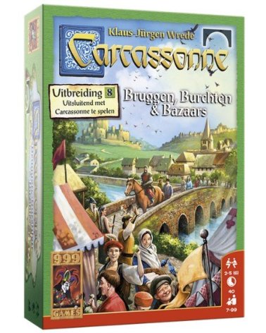 Carcassonne: bruggen, burchten en bazaars - 999 Games