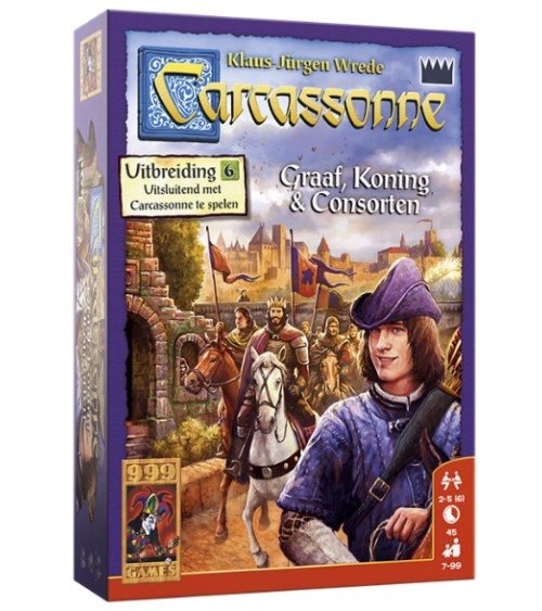 Carcassonne: Graaf, Koning en Consorten - 999 Games