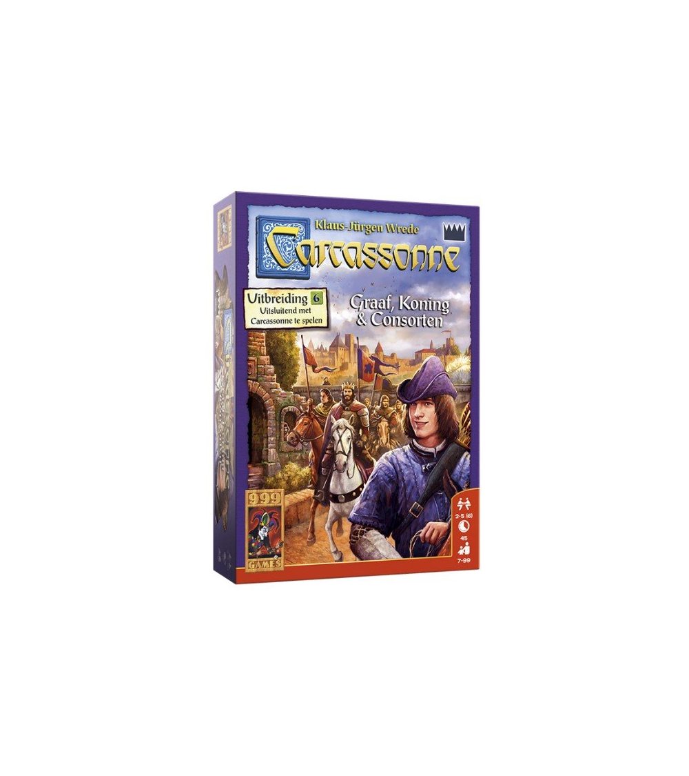 Carcassonne: Graaf, Koning en Consorten - 999 Games