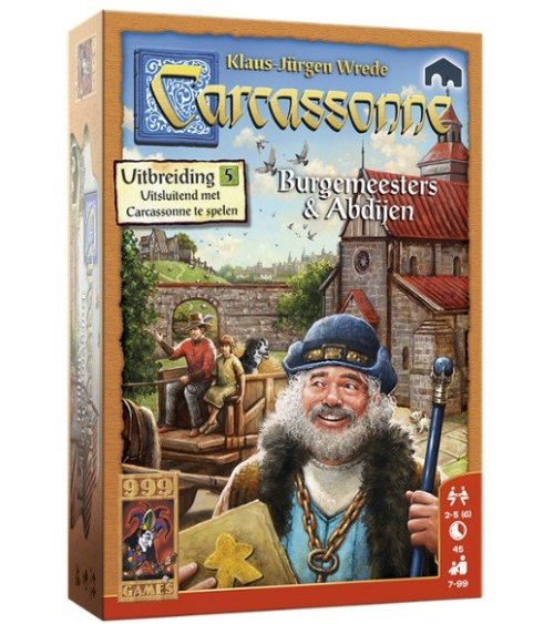 Carcassonne: Burgemeesters en Abdijen - 999 Games