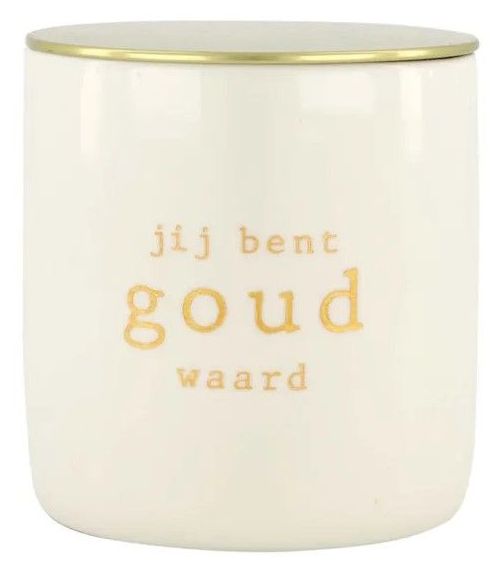 Geurkaars jij bent goud waard - Zusss