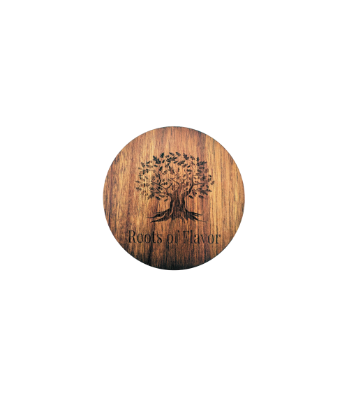 Puro Coaster Acacia. Set van 4 stijlvolle houten onderzetters.