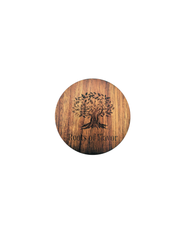 Puro Coaster Acacia. Set van 4 stijlvolle houten onderzetters.
