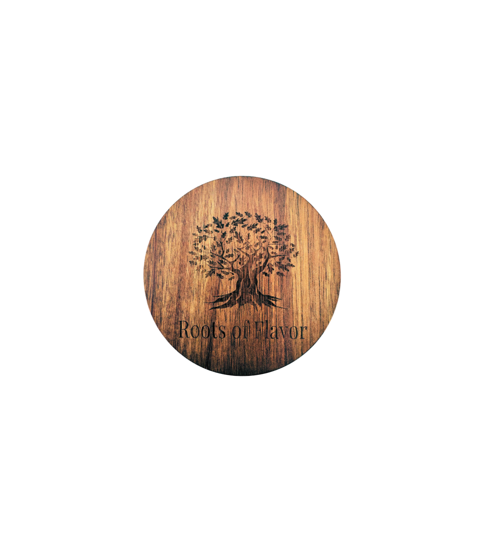 Puro Coaster Acacia. Set van 4 stijlvolle houten onderzetters.