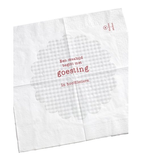servietten 'Goesting' (50 st.) -Clodette by Serax