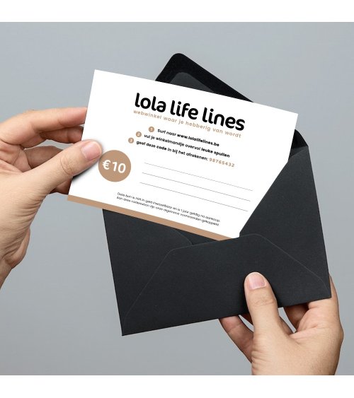 Lola Life Lines cadeaubon 10 euro