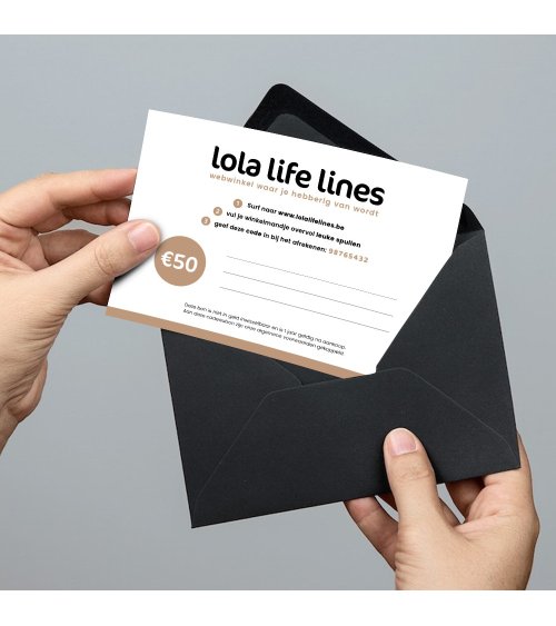 Lola Life Lines cadeaubon 50 euro