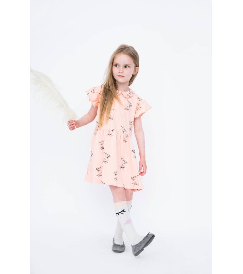 Peach bunny dress - Iglo+Indi