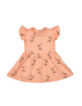 Peach bunny dress - Iglo+Indi