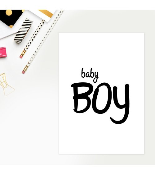 Geboortekaart "Baby Boy"