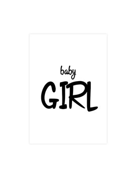 Geboortekaart "Baby Girl"