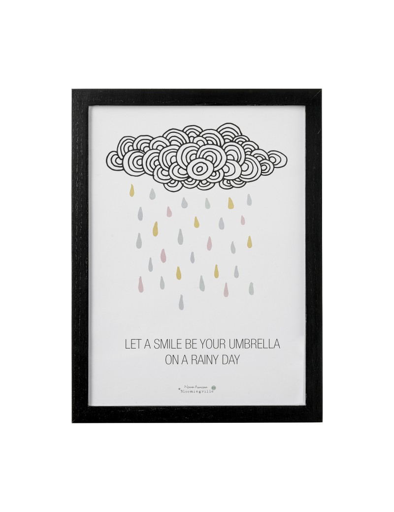 kader 'Let a smile be your umbrella on a rainy day'  - Bloomingville