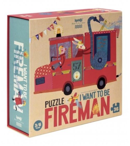 Brandweerman puzzel (3+) - Londji